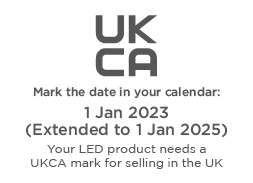 After Dec 31 2024, your LED product needs a UKCA mark for selling in the UK