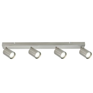 Integral LED | SIENA INDOOR CEILING LIGHT 4 WAY GU10 SPOTLIGHT BAR IP20 ...