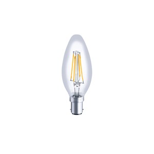 Integral LED OMNI FILAMENT CANDLE BULB B15 470LM 2700K DIMMABLE 320 BEAM CLEAR FULL GLASS