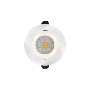 3000K 430lm 70mm-75mm Cut-Out Dimmable Bathroom Kitchen Round Recessed Ceiling Light Single Built-in Spot Light Qyyru Integral Fire Rated Downlight 6W 40W Energy Class A+ 