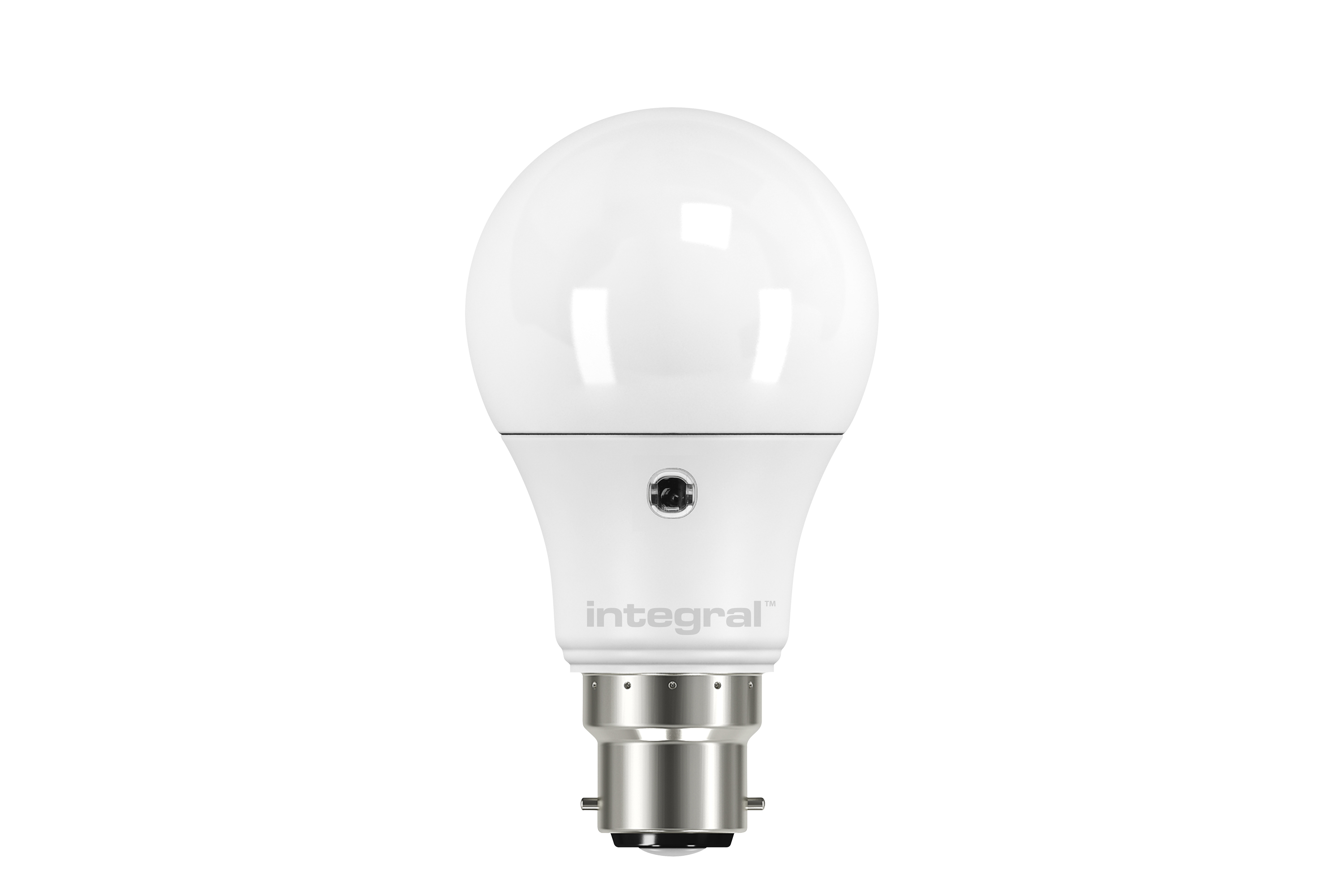 LED-Glühbirne Mit Dämmerungssensor – B22, 8W (≙60W), 4000K, Für Außenbereich