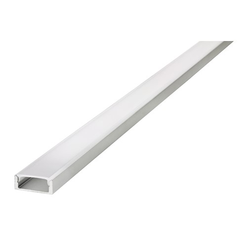 Profilé LED d'angle - Série V16 - 1,5 mètre - Aluminium - Diffuseur opaque  - DELILED SAS