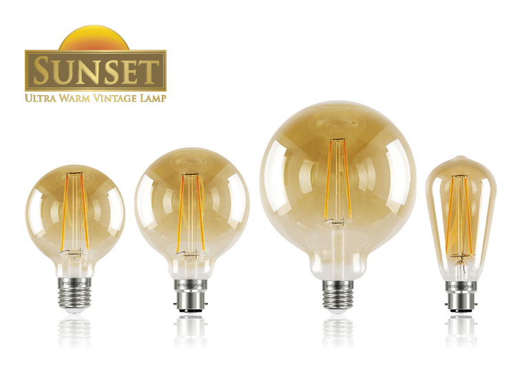 The Sunset Range - Vintage LED Filament Bulbs