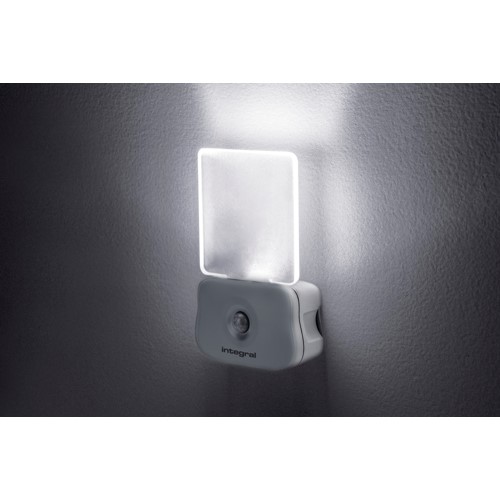 White Integral 5 x Auto Sensor LED Night Light Pack of 5 